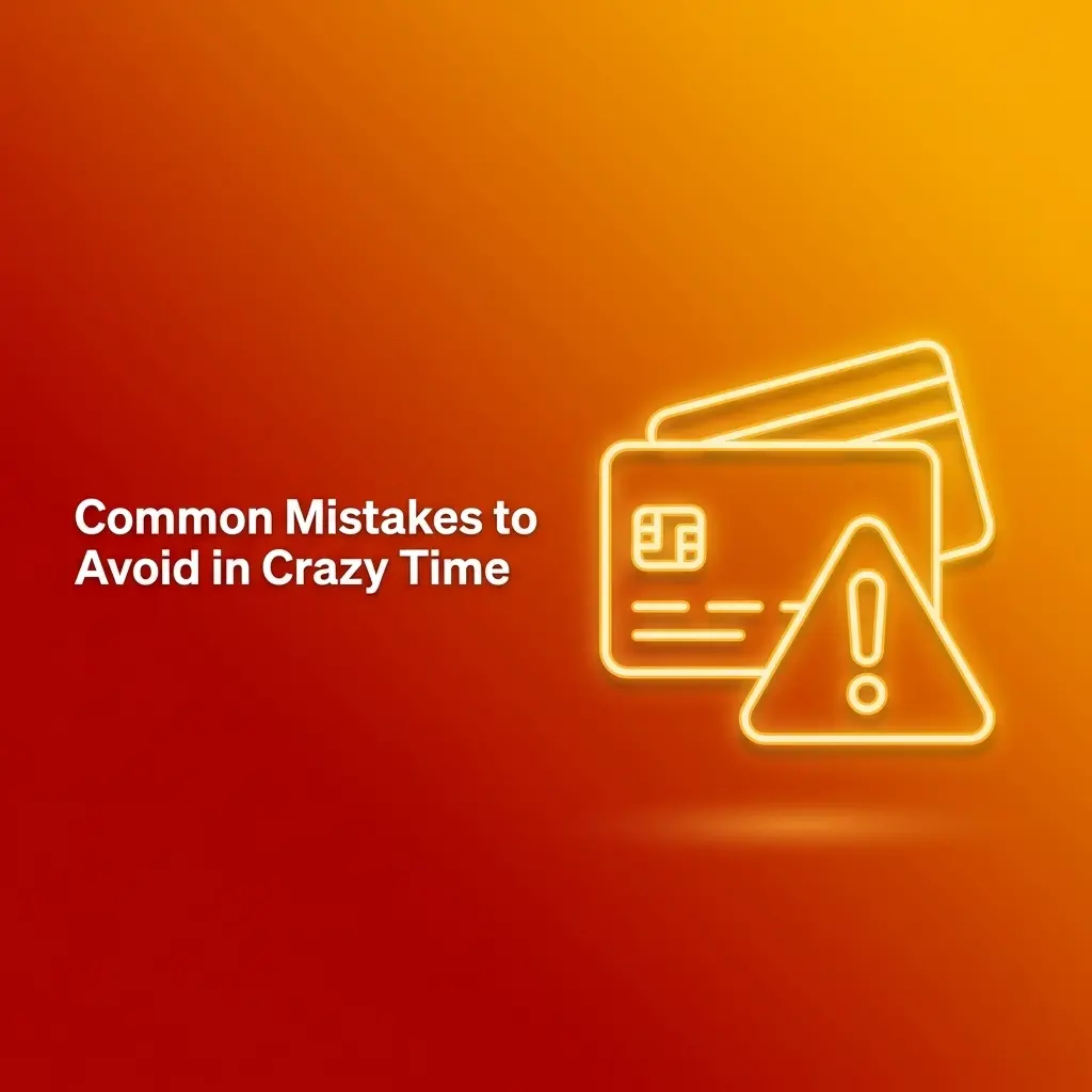 Common mistakes to avoid in Crazy Time live game