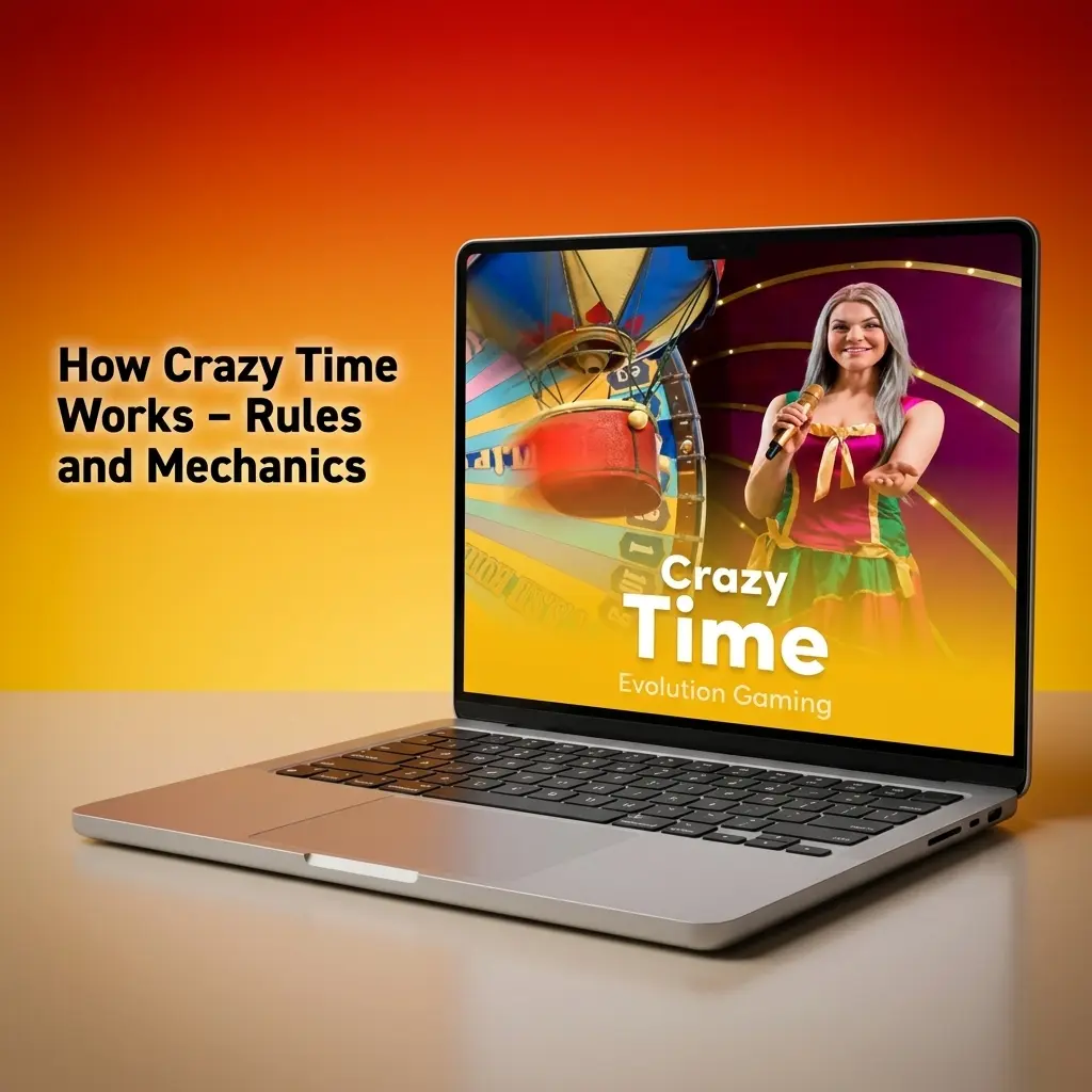 Crazy Time money wheel with 54 segments and bonus round labels