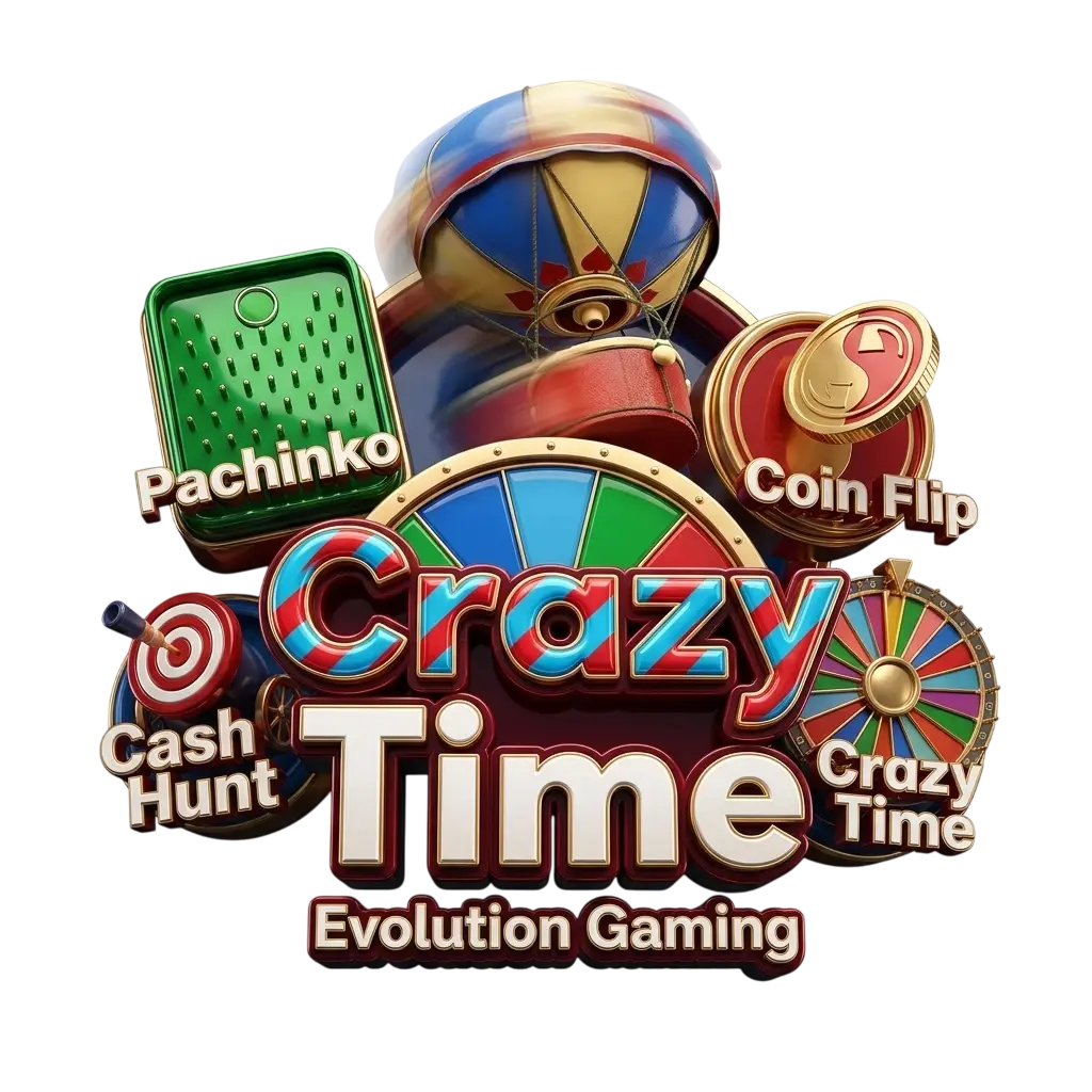 Crazy Time live game show spinning wheel with bonus rounds