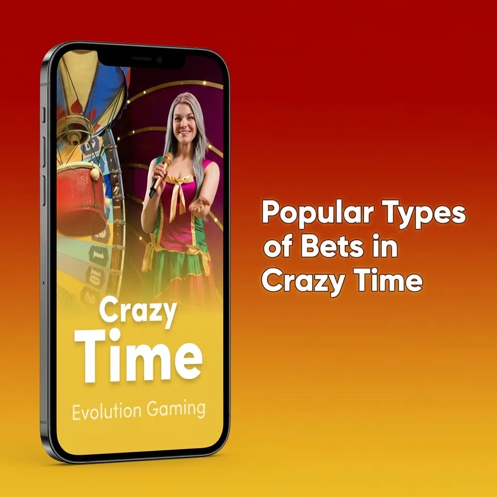 Crazy Time betting grid showing number and bonus segments